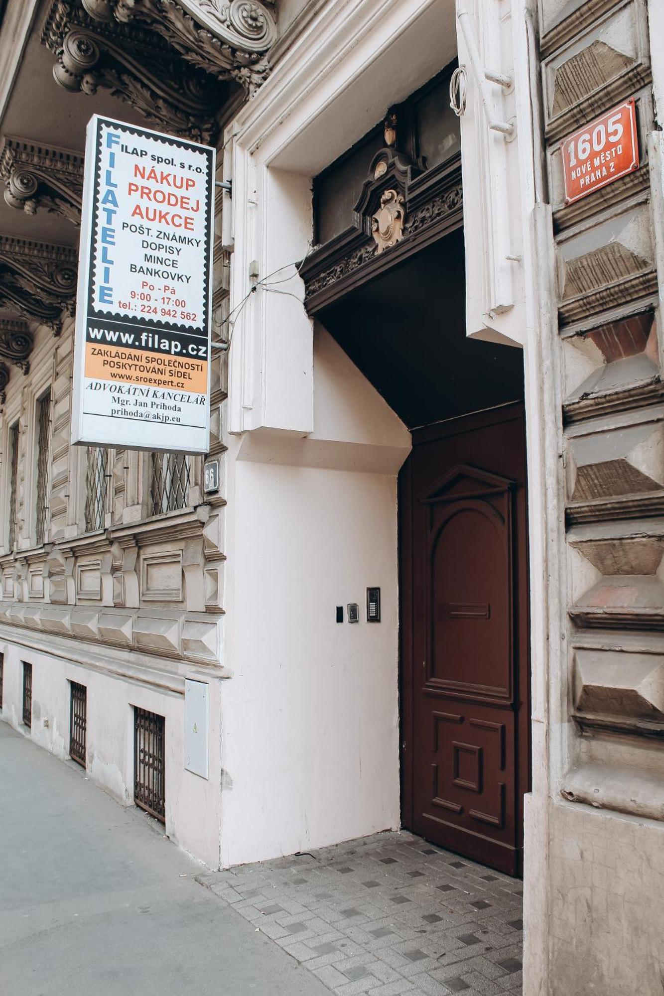 Apartmán Sokolska Praha Exteriér fotografie